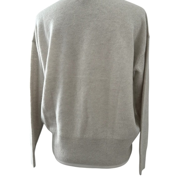 Label & Thread Stone Cream Cashmere Sweater with Love Peace Hope Design - Picture 4 of 11